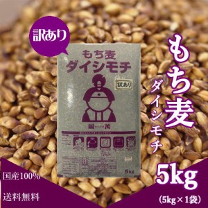 【訳あり】 もち麦 ダイシモチ 5kg (5kg×1袋) 紫もち麦 岡山県産 送料無料 北海道・沖縄宛は送料770円の加算が必要です