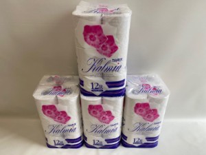 カルミアトイレットペーパー 30ｍダブル巻 12R×4 48個入 送料無料 