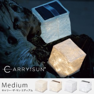 【太陽光で充電！】CARRY THE SUN キャリーザサン キャリー・ザ・サン ミディアム ランタン ソーラー ライト LED