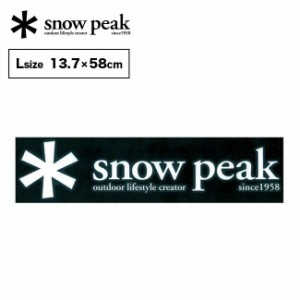 snow peak スノーピーク スノーピークロゴステッカー アスタリスクL