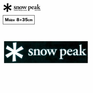 snow peak スノーピーク スノーピークロゴステッカー アスタリスクM