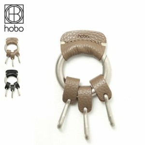 hobo ホーボー ラウンドカラビナキーリングシュリンクレザー