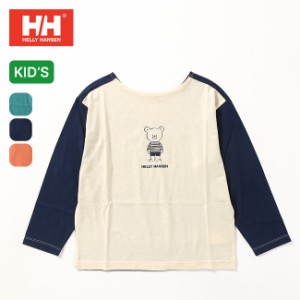 HELLY HANSEN ヘリーハンセン L/Sヘリーベア2ウェイボートネックTee【キッズ】