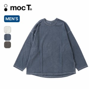 mocT モクティ プレーティングジャージークルーネックL/SビッグTEE