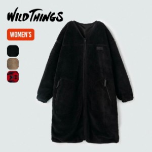 WILD THINGS ワイルドシングス フラッフィーボアリバーシブルコート【ウィメンズ】