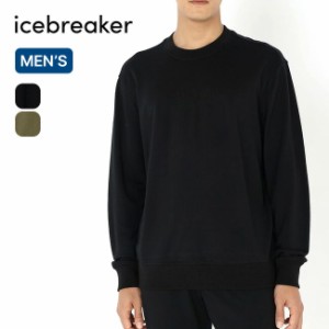Icebreaker アイスブレーカー メリノテリーLSスウェットシャツ メンズ