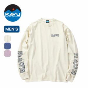 KAVU カブー スリーブプリントLS Tee