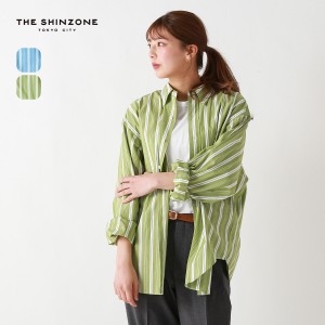 THE SHINZONE ザ シンゾーン ストライプダディシャツ