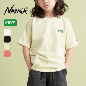 NANGA ナンガ エコハイブリッドミニボックスロゴTEE【キッズ】