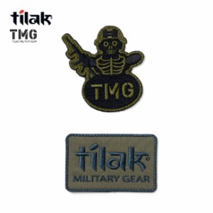 Tilak Military Gear ティラックミリタリーギア TMG＆スノーマンワッペン2ピーシイズインワンセット