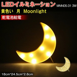 LEDイルミネーション  黄色い ホワイト　月　Moonlight　ライト 電飾 お祭り 祝日 クリスマス 飾り 誕生日 イベント 屋内用 LEDライト 照