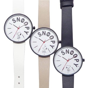 スヌーピー グッズ 腕時計 スヌーピー ピーナッツ タイポレザー ウォッチ PNT012 革 バント キャラクター かわいい 腕時計 レディース キ