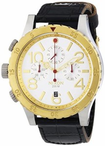 ニクソン NIXON CHRONO クオーツ メンズ クロノ　レザー 腕時計 A363-1884　A3631884 