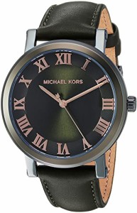 マイケルコース 時計 Michael Kors レディース腕時計 MK2701 グリーン レザーベルト