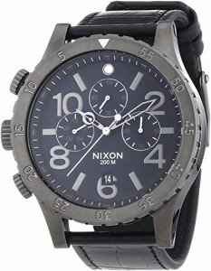 ニクソン NIXON CHRONO クオーツ メンズ クロノ　レザー 腕時計 A363-1886 A3631886 