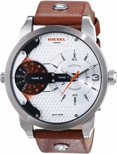 DIESEL ディーゼル MINI DADDY ミニダディ　メンズ 腕時計 ブラウンレザ− DZ7309