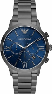 エンポリオアルマーニ 腕時計 EMPORIO ARMANI AR11348 ブルー×ガンメタル