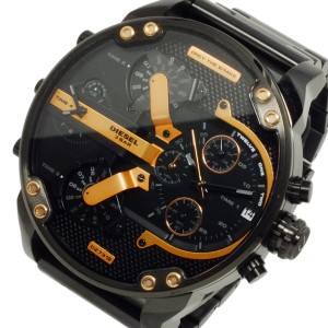 ディーゼル DIESEL 腕時計 DZ7312 メンズ 4タイム クロノグラフ クオーツ ブラック