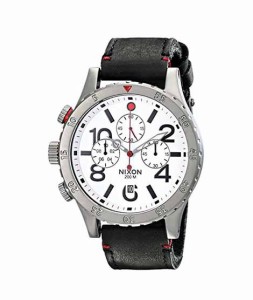 ニクソン NIXON CHRONO クオーツ メンズ クロノ　レザー 腕時計 A363-486 A363486 