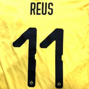 子供用 K017 19 ドルトムント REUS*11 ロイス 黄袖黒 ゲームシャツ パンツ付 /サッカー/キッズ/ジュニア/ユニフォーム