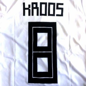 大人用 A031 18 ドイツ KROOS*8 クロース 白 ゲームシャツ パンツ付 /サッカー/チームオーダー/ユニフォーム /上下セット