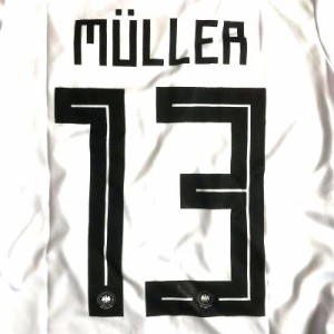 大人用 A031 18 ドイツ MULLER*13 ミュラー 白 ゲームシャツ パンツ付 /サッカー/チームオーダー/ユニフォーム /上下セット