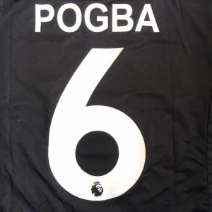 大人用 A030 20 マンチェスター POGBA*6 ポグバ 黒 ゲームシャツ パンツ付 /サッカー/チームオーダー/ユニフォーム /上下セット