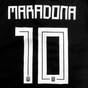 子供用 K041 19 アルゼンチン MARADONA*10 マラドーナ 黒水 ゲームシャツ パンツ付 /サッカー/キッズ/ジュニア/ユニフォーム/上下セット