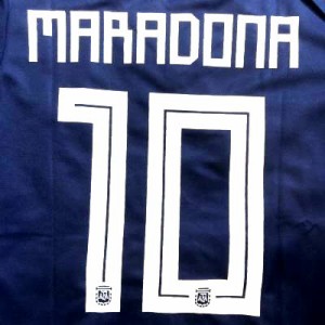 子供用 K041 19 アルゼンチン MARADONA*10 マラドーナ 紺色 ゲームシャツ パンツ付 /サッカー/キッズ/ジュニア/ユニフォーム/上下セット