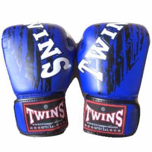 新品 正規 TWINS 本格 ボクシンググローブ TW青黒SP /サイズ選択/8/10/12/14/16/大人用/子供用/ムエタイ/本革製/マジックテープ式/通販