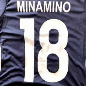 大人用 A044 17 日本代表 MINAMINO*18 南野 青 ゲームシャツ パンツ付 /サッカー/チームオーダー/ユニフォーム /上下セット