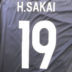 大人用 A044 17 日本代表 H.SAKAI*19 酒井 宏樹 青 ゲームシャツ パンツ付 /サッカー/チームオーダー/ユニフォーム /上下セット