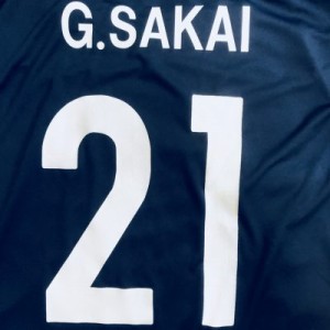 子供用 K042 17 日本代表 G.SAKAI*21 酒井高徳 青 ゲームシャツ パンツ付 /サッカー/キッズ/ジュニア/ユニフォーム/上下セット