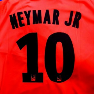 大人用 A144 20 パリサンジェルマン NEYMAR JR*10 ネイマール オレンジ ジョーダン ゲームシャツ パンツ付 /サッカー/上下セット/ユニフ