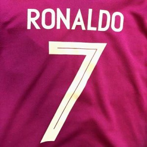 子供用 K013 18 ポルトガル RONALDO*7 ロナウド 紫 ゲームシャツ パンツ付 /サッカー/キッズ/ジュニア/ユニフォーム/上下セット