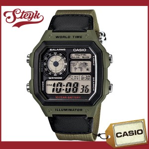 CASIO カシオ 腕時計 チープカシオ World デジタル AE-1200WHB-3B メンズ【メール便対応可】