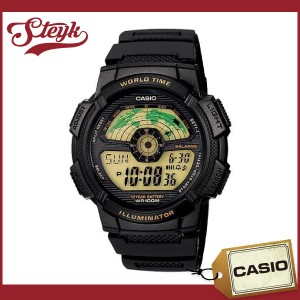 CASIO カシオ 腕時計 チープカシオ ワールドトラベラー デジタル AE-1100W-1B メンズ