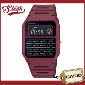 CASIO CA-53WF-4B カシオ 腕時計 デジタル Data Bank データバンク メンズ ブラック ワインレッド カジュアル