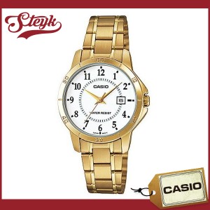 CASIO LTP-V004G-7B カシオ 腕時計 アナログ  レディース ホワイト ゴールド カジュアル