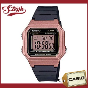 CASIO W-217HM-5A カシオ 腕時計 デジタル STANDARD　スタンダード レディース ブラック　ブラウン カジュアル