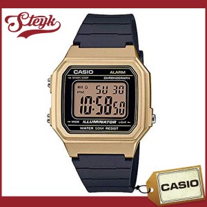 CASIO W-217HM-9A カシオ 腕時計 デジタル STANDARD　スタンダード レディース ブラック　ゴールド カジュアル