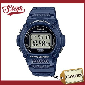 CASIO W-219H-2A カシオ 腕時計 デジタル STANDARD メンズ ネイビー ブラック カジュアル