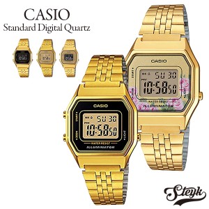 CASIO LA680WGA カシオ 腕時計 デジタル チープカシオ レディース ゴールド ブラック カジュアル