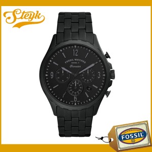 FOSSIL FS5697 フォッシル 腕時計 アナログ Forrester Chrono フォレスタークロノ メンズ ブラックサテン ブラック カジュアル