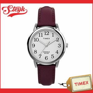 TIMEX TW2U96300 タイメックス 腕時計 アナログ Easy Reader レディース ホワイト レッド ボルドー カジュアル
