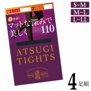 タイツ レディース アツギ New 110デニール FP13112P 4足組 送料無料（05838）