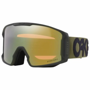 オークリー OAKLEY LINE MINER L 7070F001 【フレーム】MATTE B1B NEW DARK BRUSH　【レンズ】PRIZM SAGE GOLD IRIDIUM スノーゴーグル●