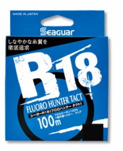 クレハ KUREHA SEAGER シーガー R18 フロロハンターTACT タクト 100m 2.0号/2.5号/3.0号 クリア フロロカーボンライン 釣り糸 