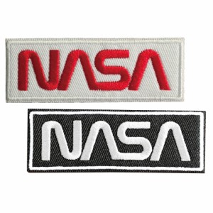 WAPPEN / NASA-Worm SET　ワッペン ナサ　アイロン圧着タイプ　アメリカン雑貨 ワッペン 手芸　