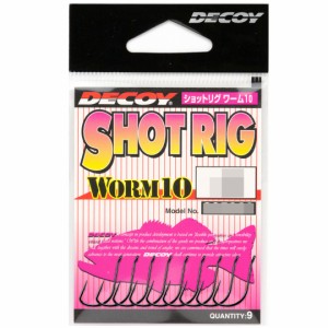 カツイチ DECOY ショットリグ ワーム10 SHOT RIG WORM10 ワームフック　針  